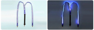 Light Up Ζαρτιέρες LED Παπιγιόν για Άντρες Γυναικεία Φεστιβάλ Φεστιβάλ LED Ζαρτιέρες Παπιγιόν Κλιπ-σε τιράντες Ελαστική ρυθμιζόμενη ζώνη παντελονιού