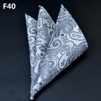 Ανδρικά κοστούμια Hot 25*25cm Μαντηλάκια Πολυεστέρας με λουλουδάτο εμπριμέ τετράγωνο πουά Ανδρικά επαγγελματικά casual τετράγωνα πετσέτα