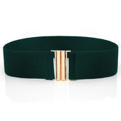 Moteriška elastinga juosmens juosta, audinys Cummerbunds dirželis, auksinis metalinis sagtis, platus korseto diržas, moteriškas suknelių diržas