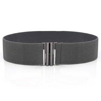 Moteriška elastinga juosmens juosta, audinys Cummerbunds dirželis, auksinis metalinis sagtis, platus korseto diržas, moteriškas suknelių diržas