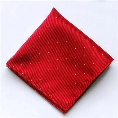 Klasični 24*24 cm muški točkasti rupčić od svilenog satena od poliestera džepnog četvrtastog ručnika od žakard tkanog muškog poslovnog pribora