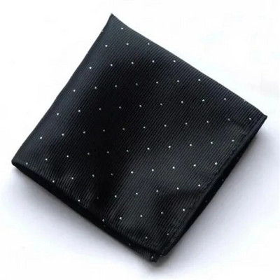 Klasični 24*24 cm muški točkasti rupčić od svilenog satena od poliestera džepnog četvrtastog ručnika od žakard tkanog muškog poslovnog pribora