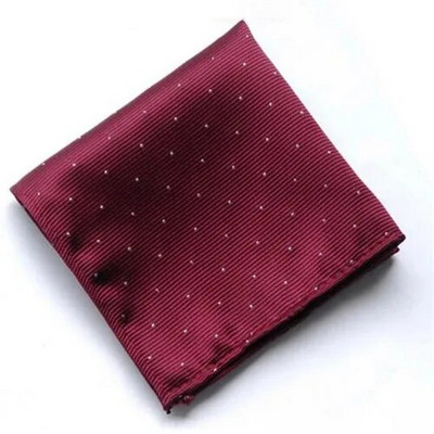 Klasični 24*24 cm muški točkasti rupčić od svilenog satena od poliestera džepnog četvrtastog ručnika od žakard tkanog muškog poslovnog pribora