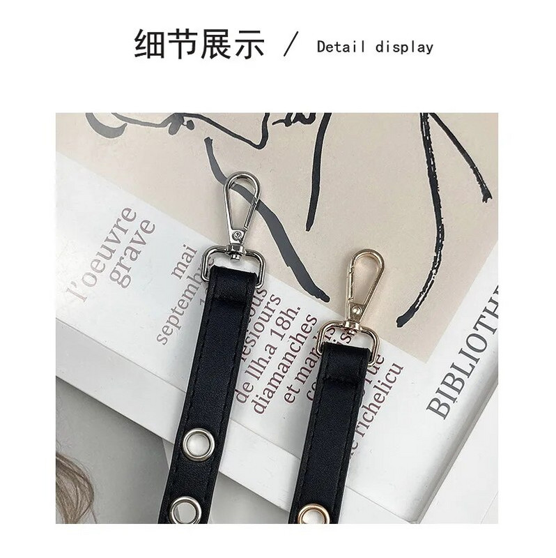 Visokokvalitetni PU kožni modni ženski punk stil lančići Tanki remen Odijelo Ukrasni pojasevi za žene Luksuzni dizajnerski brend