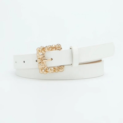 Novi remen s geometrijskom kopčom za žene Dekoracija u boji slatkiša Jednostavan višenamjenski remen za odijelo Djevojačke haljine Jean Hlače Pojasevi