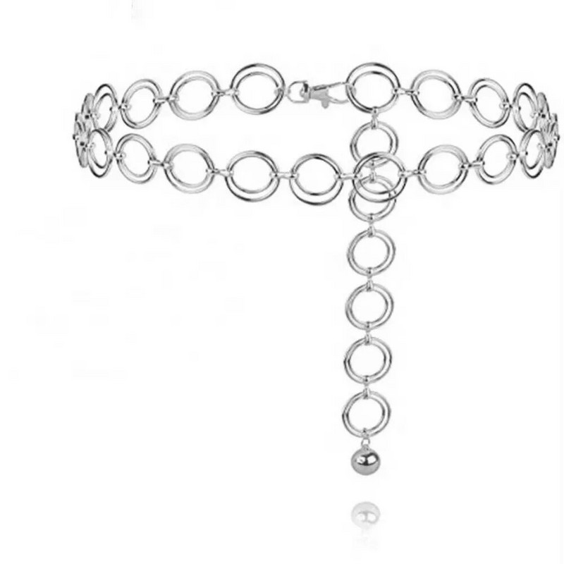 Ženski sveobuhvatni hip hop stil punk lanac oko struka lanac oko struka podesiva haljina lanac oko struka ženski remen modni pojas