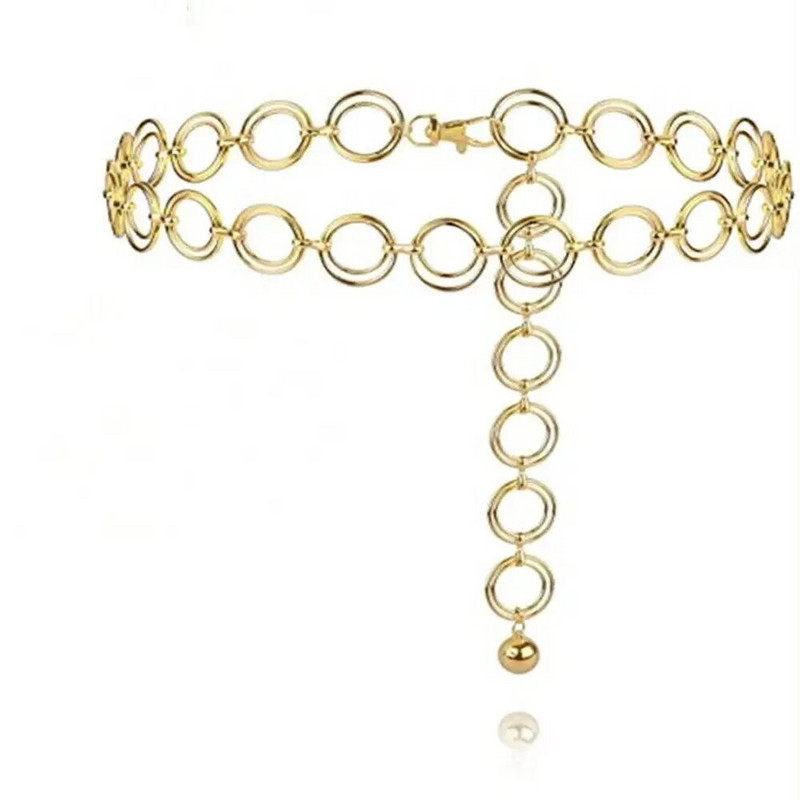 Ženski sveobuhvatni hip hop stil punk lanac oko struka lanac oko struka podesiva haljina lanac oko struka ženski remen modni pojas