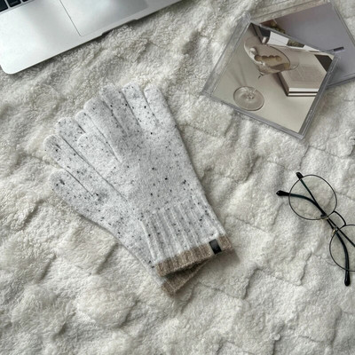 Téli koreai új Candy színű hasított ujjú kesztyűk női téli kötött kesztyűk meleg Kawaii kesztyűk nőknek