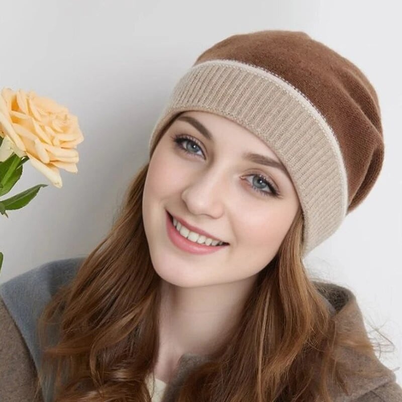 Ženske kape Modne ženske zimske kape Mekana pletena kapa za hladno vrijeme Neklizajuća topla vanjska kapa Ženska pletena kapa