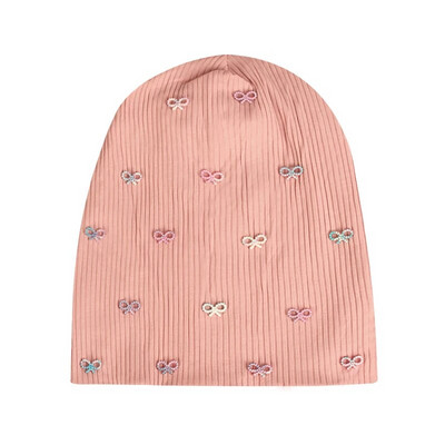 Geebro Női Többszínű Bordás Pearl Star koponyák Beanie Hétköznapi kötött Puha Design Tömör masni Szív Kalapok Női Slouchy Kalap
