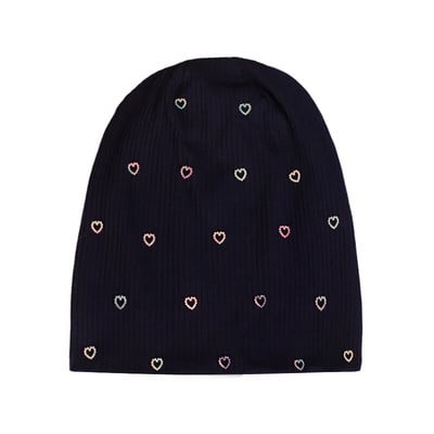 Geebro Női Többszínű Bordás Pearl Star koponyák Beanie Hétköznapi kötött Puha Design Tömör masni Szív Kalapok Női Slouchy Kalap