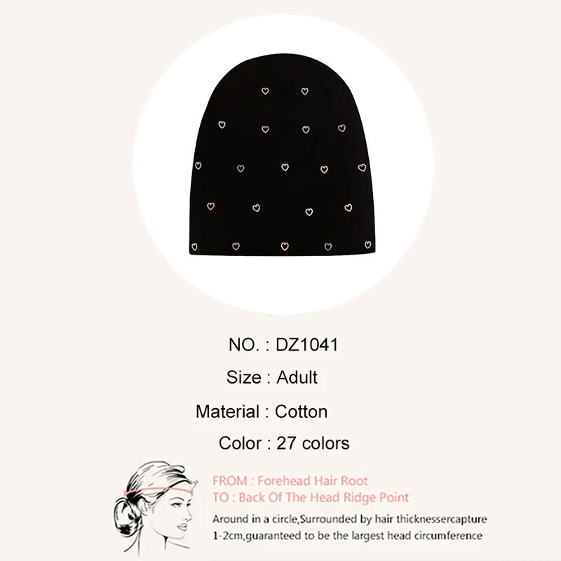 Geebro Női Többszínű Bordás Pearl Star koponyák Beanie Hétköznapi kötött Puha Design Tömör masni Szív Kalapok Női Slouchy Kalap