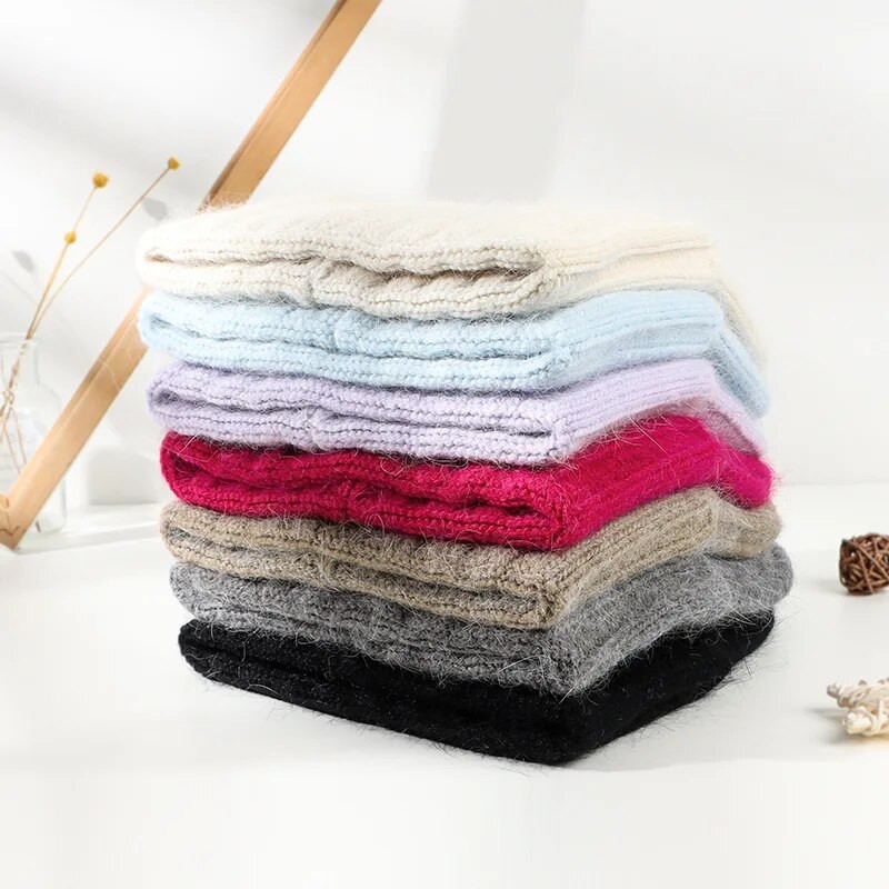 Jauna cieta truša kažokādas ziemas cepure sievietēm vilnas augstākās kvalitātes cepure Rudens pupiņas siltas pārsegs Skullies modes vāciņš dāvanu vairumtirdzniecība