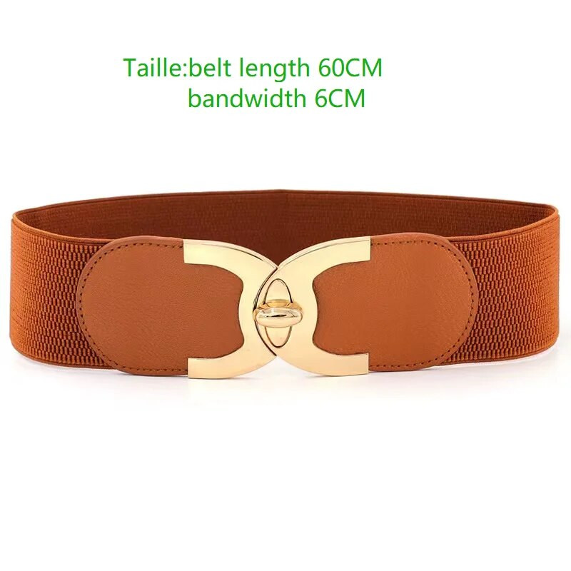 Trend Klasisks jauns modes stils sprādze elastīga plata josta plata Cummerbund siksna josta viduklis Sieviešu sieviešu aksesuāri ceinture