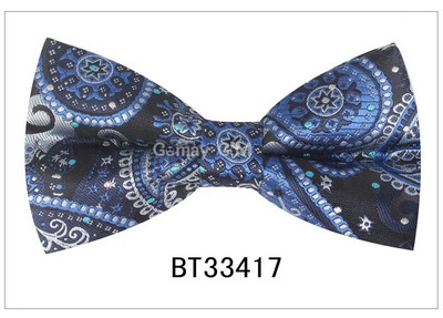 Μόδα ριγέ παπιγιόν για άντρες Γυναικεία Κλασικό παπιγιόν Paisley για πάρτι γάμου Παπιγιόν για ενήλικες Ανδρικά παπιγιόν Cravats Ρυθμιζόμενη γραβάτα