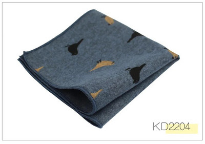 Pamučne maramice za odrasle s print uzorkom Maramice za muškarce Poslovno ležerni kvadratni rupčić s džepovima Vjenčane maramice širine 25 cm