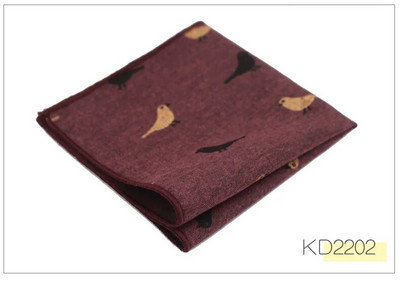 Pamučne maramice za odrasle s print uzorkom Maramice za muškarce Poslovno ležerni kvadratni rupčić s džepovima Vjenčane maramice širine 25 cm