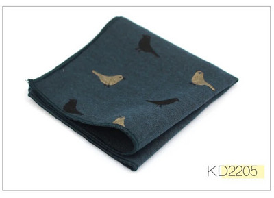 Pamučne maramice za odrasle s print uzorkom Maramice za muškarce Poslovno ležerni kvadratni rupčić s džepovima Vjenčane maramice širine 25 cm