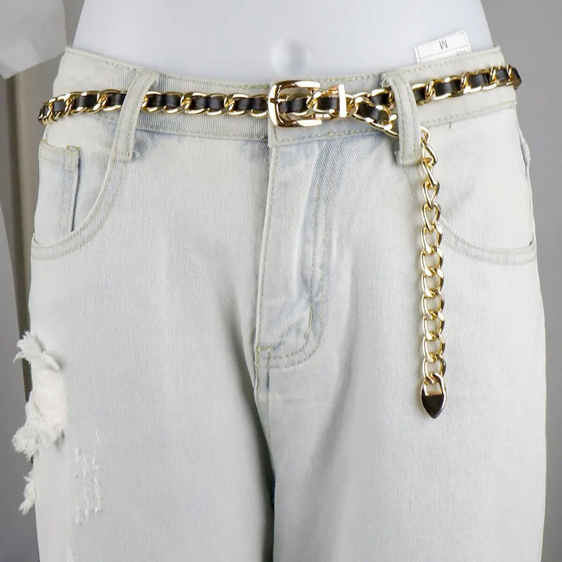 Metāla ķēdes jostas sievietēm jostasvietas, garš pušķis piemērotiem džinsiem, tērpiem, kleitām, jostasvietas jostas Luksusa zīmola dizainera jostas ķēde