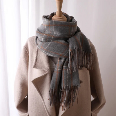 Silta pleds apdrukas sega ziemas šalle Luksusa kašmira gara šalle, bieza velku pashmina ar pušķi Ikdienas ceļojumi Bufanda Echarpe