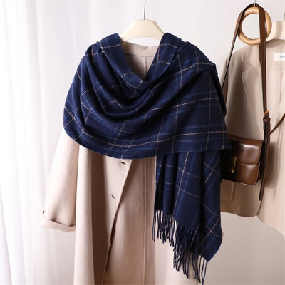 Silta pleds apdrukas sega ziemas šalle Luksusa kašmira gara šalle, bieza velku pashmina ar pušķi Ikdienas ceļojumi Bufanda Echarpe