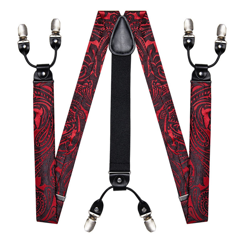 Állítható merevítők Férfi Divat Selyem Férfi Harisnyatartó Csokornyakkendő Zseb Négyzet Bross 3,5cm Széles Elasztikus Férfi Mandzsettagombok Ing dekor