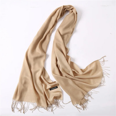 Karstas 2022. gada vasaras šalles sievietēm Šalles un aptinumi Modes Solid Sieviešu Hidžabs Stoles Pashmina Winter Cashmere Foulard