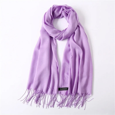 Karstas 2022. gada vasaras šalles sievietēm Šalles un aptinumi Modes Solid Sieviešu Hidžabs Stoles Pashmina Winter Cashmere Foulard