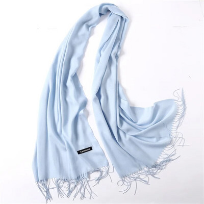 Karstas 2022. gada vasaras šalles sievietēm Šalles un aptinumi Modes Solid Sieviešu Hidžabs Stoles Pashmina Winter Cashmere Foulard
