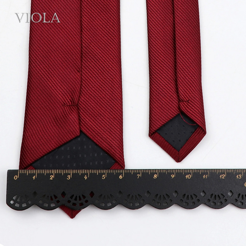 Komplet kravata od 4 komada Jednobojna bordo siva 6 cm Kravata Leptir leptir Rupčić Dugmad za manžete Poliester Muško odijelo Dodatak za kravatu za vjenčanje