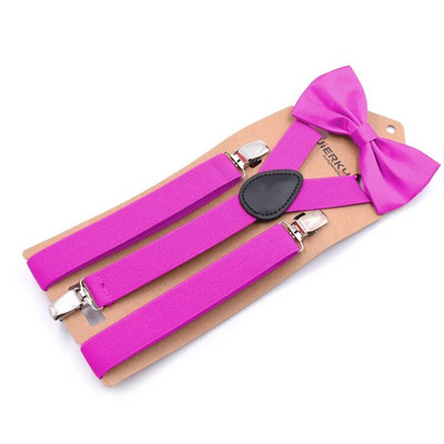 Cietie bikšturi tauriņu komplekti Vīriešu Sieviešu ballītes Kāzu Y-muguras krekls Braces Tauriņš Josta tauriņš Bikses Džinsi