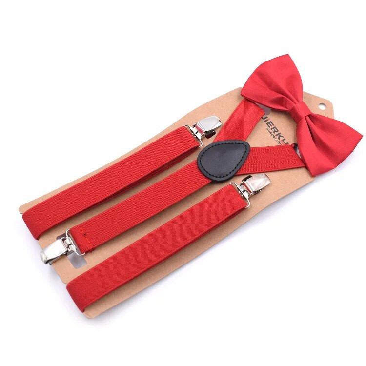 Cietie bikšturi tauriņu komplekti Vīriešu Sieviešu ballītes Kāzu Y-muguras krekls Braces Tauriņš Josta tauriņš Bikses Džinsi