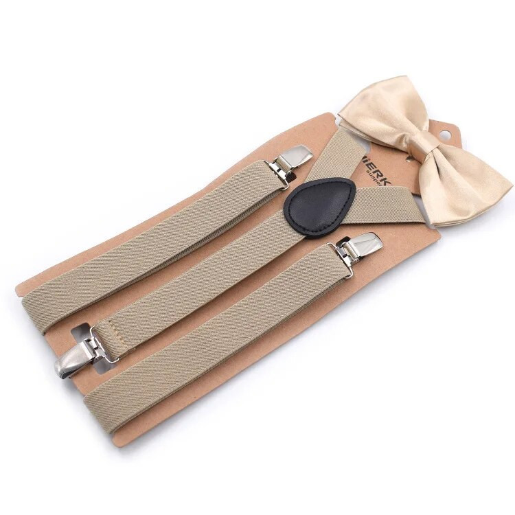 Cietie bikšturi tauriņu komplekti Vīriešu Sieviešu ballītes Kāzu Y-muguras krekls Braces Tauriņš Josta tauriņš Bikses Džinsi