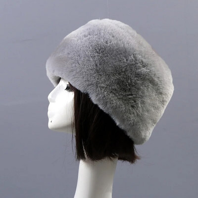 Ženska kapa od umjetnog krzna, zimska, topla, leopard, plišana ruska skijaška kapa, grijač za uši