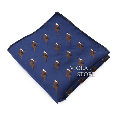 Jež Pingvin Ptica Morski konjić Slatke životinje Jacquard Poliester Muškarci Ležerno odijelo s džepnim kvadratom Patry Haljina Dodatak za rupčiće