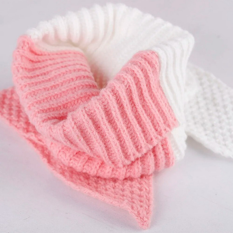 2023 Boje spajanja Pletena kapa s zečjim ušima Niche Design Personality Modna kapa Muškarci Žene Slatka topla jesenska i zimska kapa za plimu