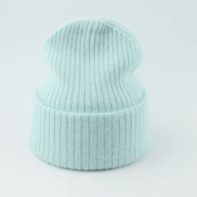 Nove luksuzne kape od pravog zečjeg krzna za 2023., ženske zimske kape, modna topla pletena kapa za djevojke, meka topla kapa s kapom