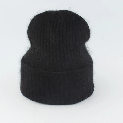 Nove luksuzne kape od pravog zečjeg krzna za 2023., ženske zimske kape, modna topla pletena kapa za djevojke, meka topla kapa s kapom