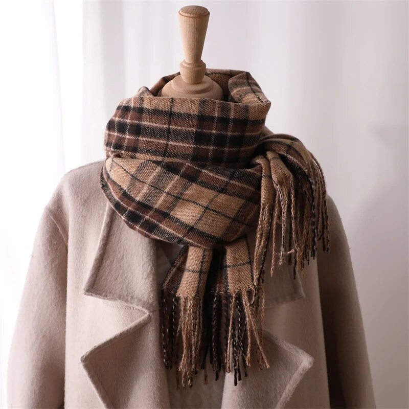 Silta gara kašmira sieviešu šalle Mode pleds ceļojumu pončo nozaga Bufanda ziemas pashmina šalles aptinumi ar pušķīti Echarpe Jauns