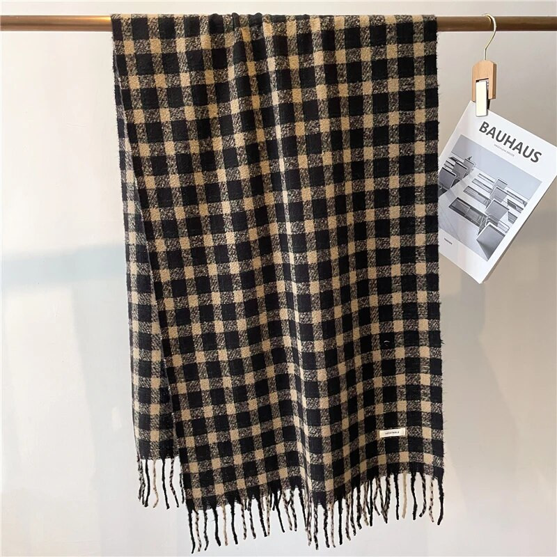 Disain soe moodne kašmiirist tekk naiste sall 2022 vabaaja talveruuduline Pashmina sall ja mähised Poncho Bufanda koos tutiga