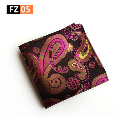 Klasični rupčić s cvjetnim sidrom od 100% svilenog satena, muška maramica, modni klasični džepni rupčić za vjenčanje