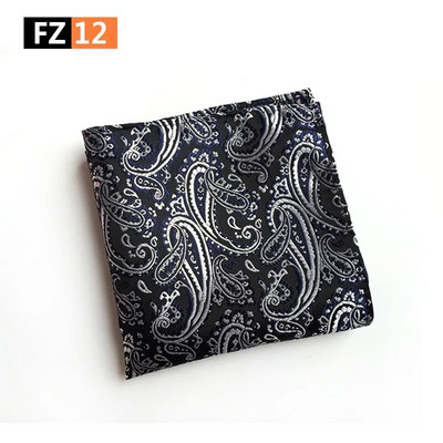 Klasični rupčić s cvjetnim sidrom od 100% svilenog satena, muška maramica, modni klasični džepni rupčić za vjenčanje