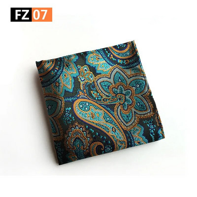 Klasični rupčić s cvjetnim sidrom od 100% svilenog satena, muška maramica, modni klasični džepni rupčić za vjenčanje