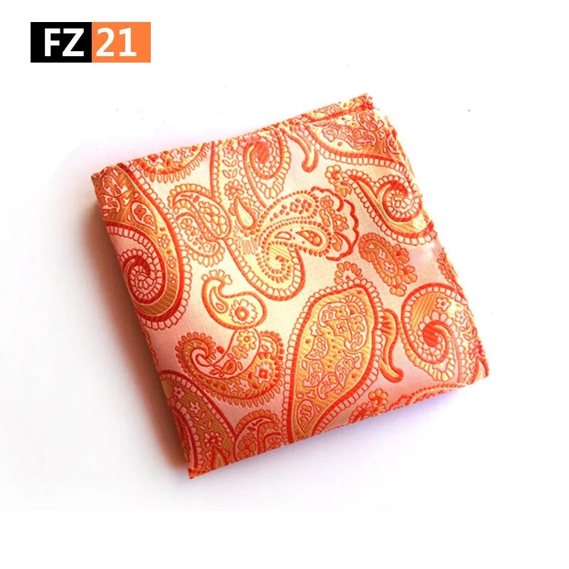 Klasični rupčić s cvjetnim sidrom od 100% svilenog satena, muška maramica, modni klasični džepni rupčić za vjenčanje