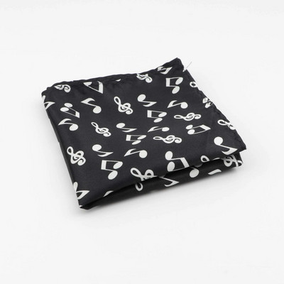 Muška notna odijela Dizajnerske maramice od poliestera Note Pocket Square Maramice za gitaru Business Casual Maramice s džepovima