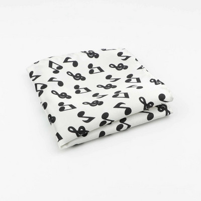 Muška notna odijela Dizajnerske maramice od poliestera Note Pocket Square Maramice za gitaru Business Casual Maramice s džepovima