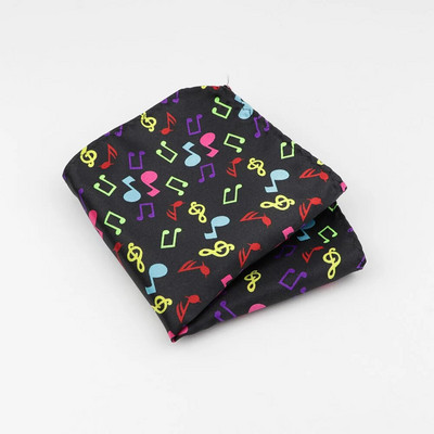 Muška notna odijela Dizajnerske maramice od poliestera Note Pocket Square Maramice za gitaru Business Casual Maramice s džepovima