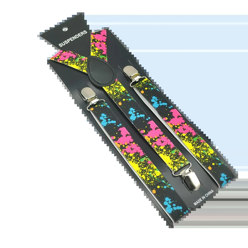 Žene Muškarci "2 Bomb painting" Naramenice za hlače Držač hlača Naramenice za muškarce Y-oblika Uredska ležerna svečana haljina Poklon naramenice