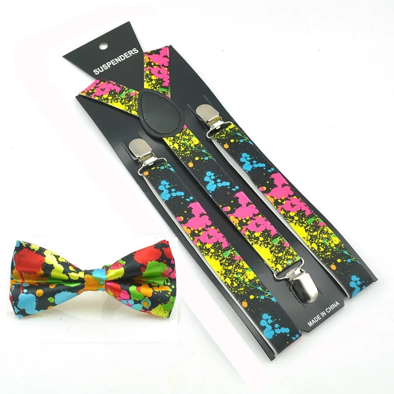 Sievietēm Vīrieši Unisex "2 Bomb painting" Sukakaru un tauriņu komplekts Y-formas klavieru taustiņi Komplekti Biroja gadījuma tauriņu komplekts Svinīga kleita dāvana