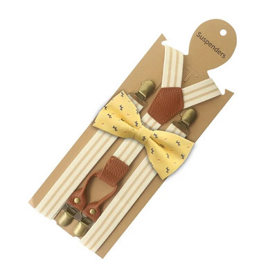 Tregeri širine 2,5 cm s leptir-mašnom Modni muški komplet leptir-kravata Muške naramenice Ženske podesive tregere Hlače Dodaci za vjenčanje